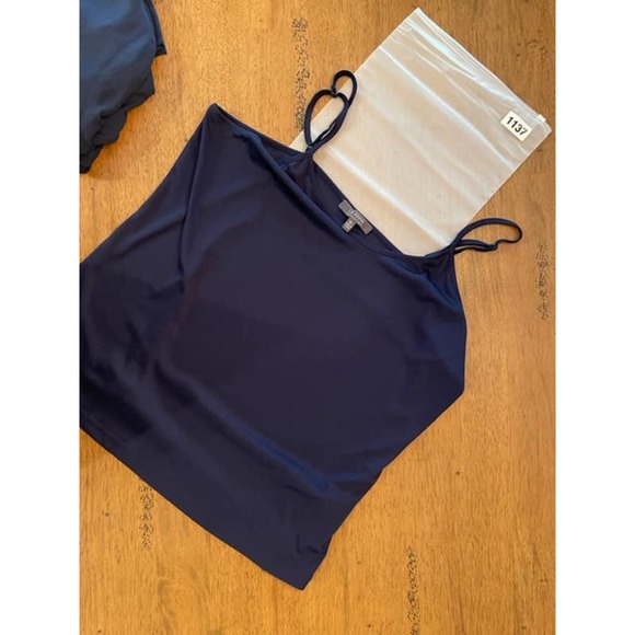 LIsa Rinna Overlay Blouse Navy - XL - Picture 4 of 5